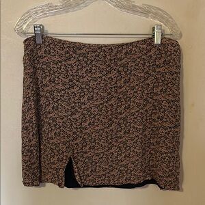 American Eagle Outfitters Brown Mini Pencil Skirt with Slit